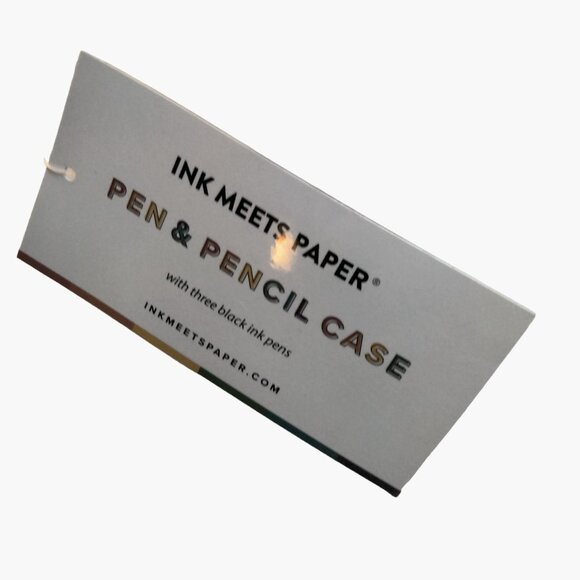 Ink Meets Paper Pen Pencil Case Three Black Ink Pens Beautiful Human Hearts - Picture 5 of 5